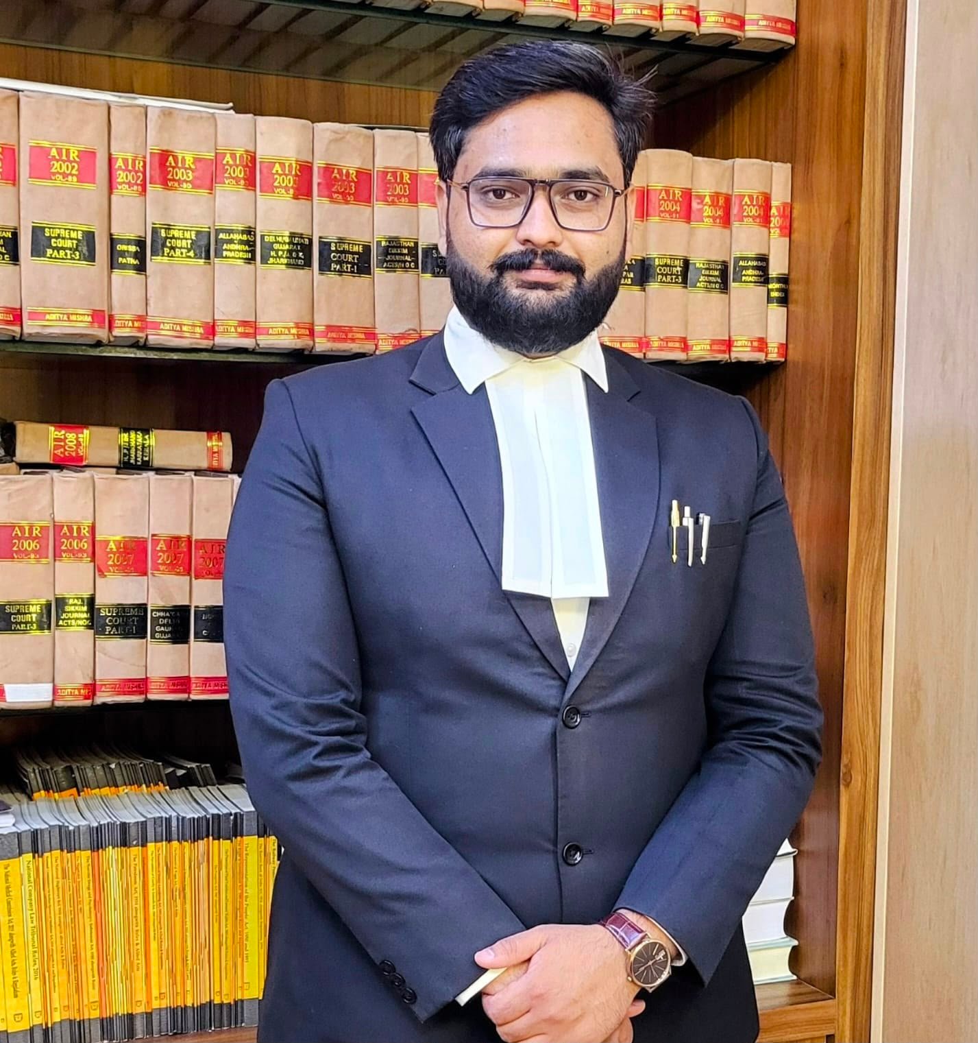 Experienced Advocate at Desk