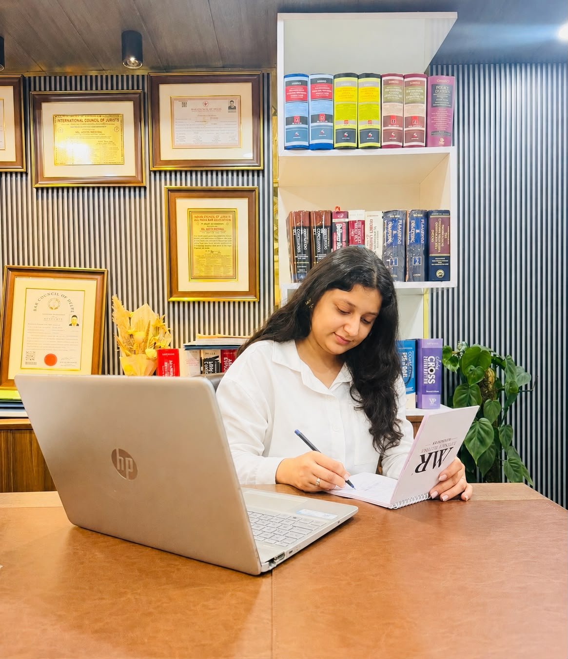 Experienced Advocate at Desk